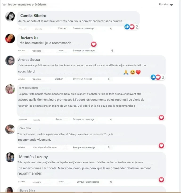 Témoignages des étudiants